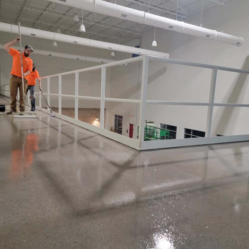 Blacktip Flooring Solutions Crew on concrete sealing