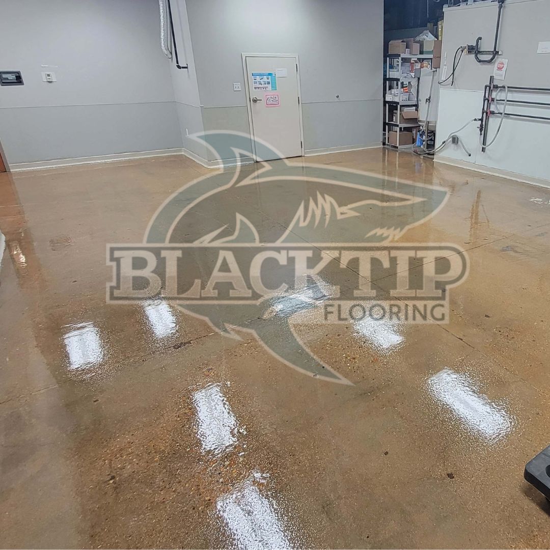 Blacktip Flooring Solutions Blacktip-Flooring-Sealed-Concrete-Davita-Center