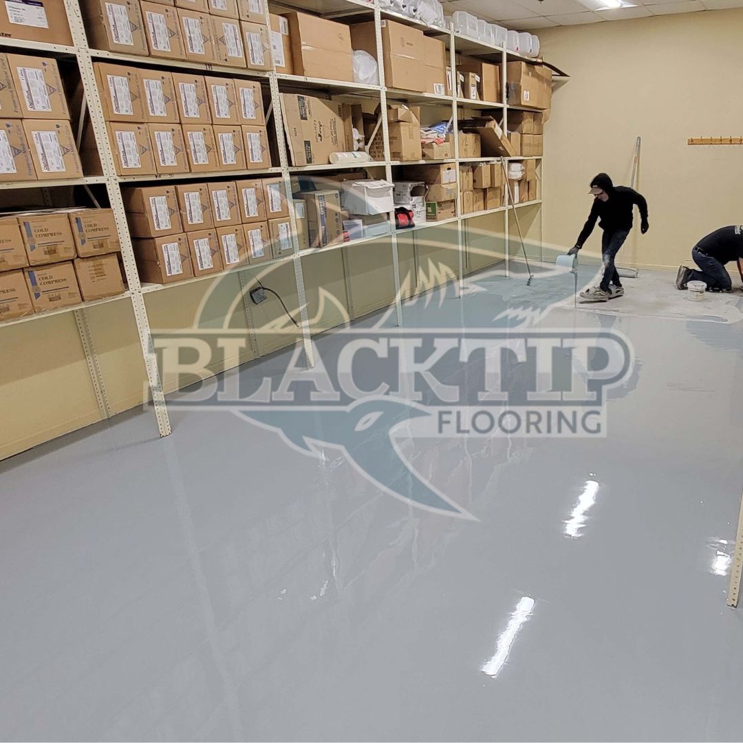 Blacktip Flooring Solutions Blacktip-Flooring-Epoxy-Coated-Concrete-gym